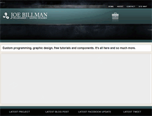 Tablet Screenshot of joebillman.com